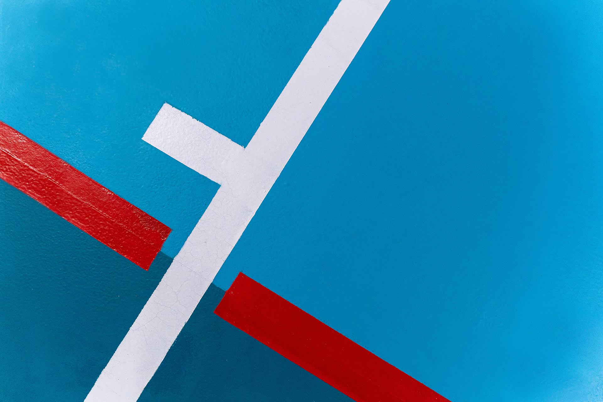 Detalle de las pistas deportivas por Labona Estudio rectangular 