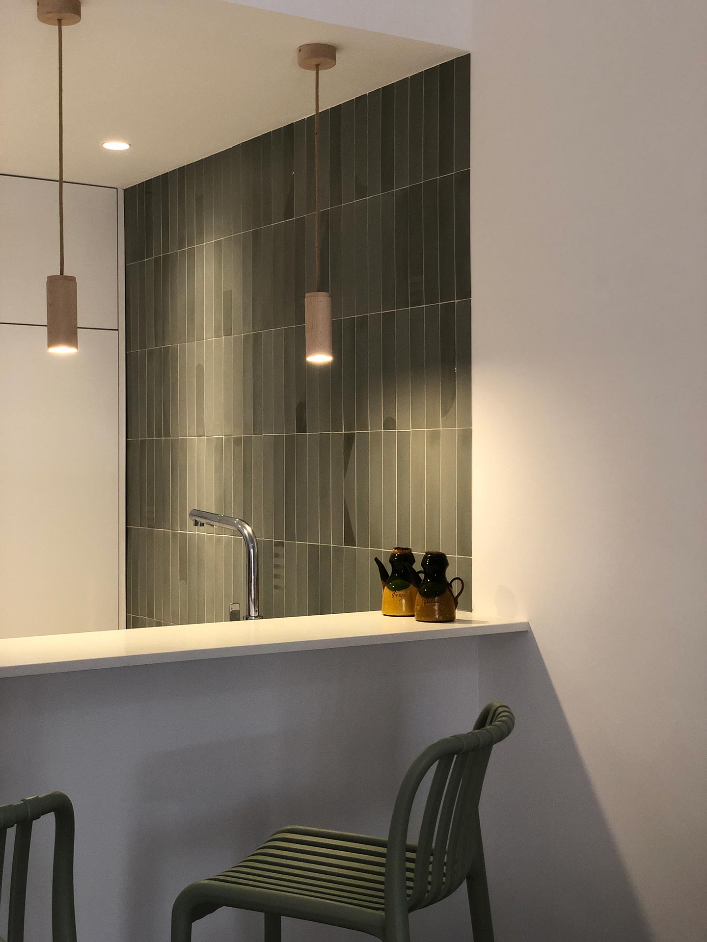Detalles de la cocina reformada por Labona Estudio