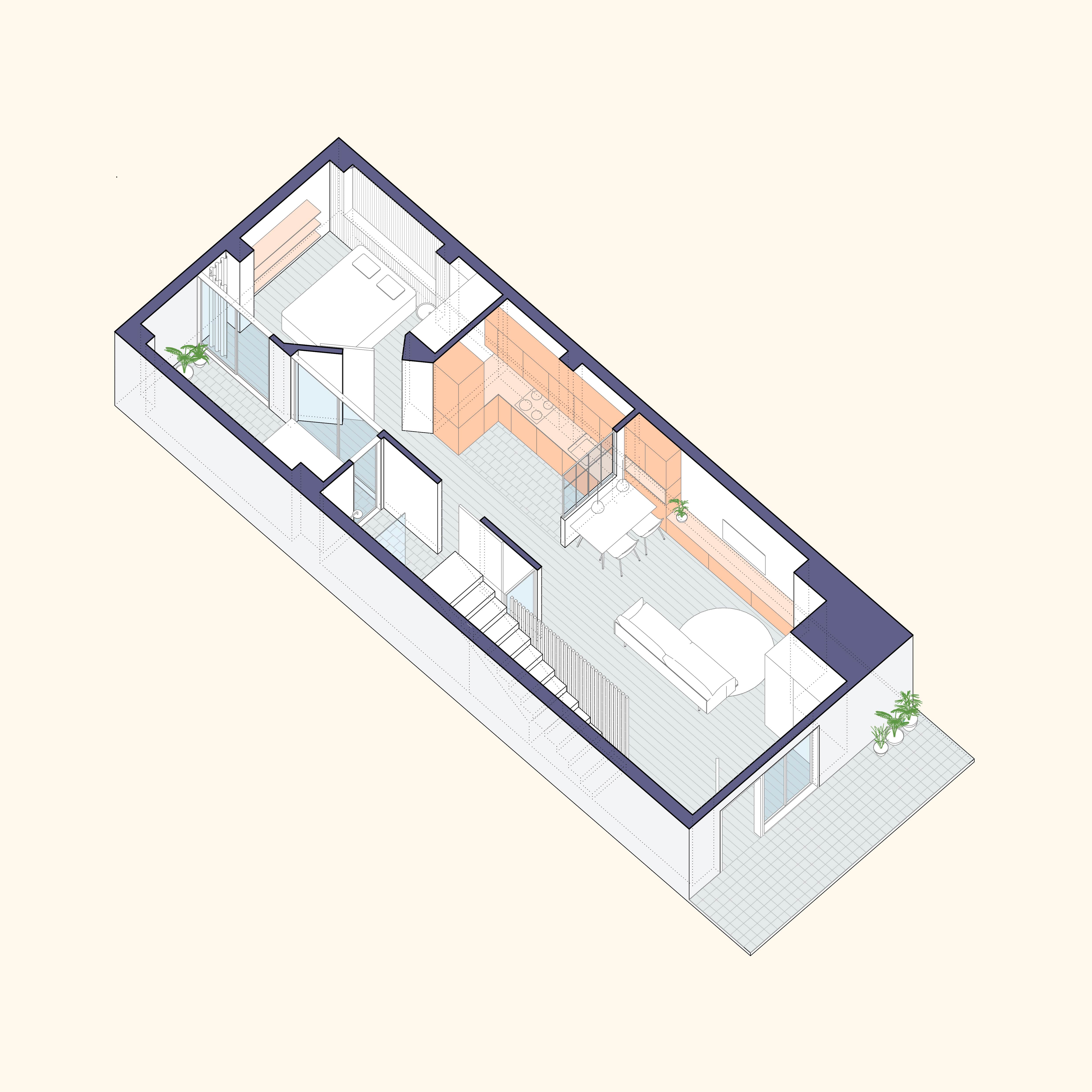 Plano Casa Pilar Labona Estudio
