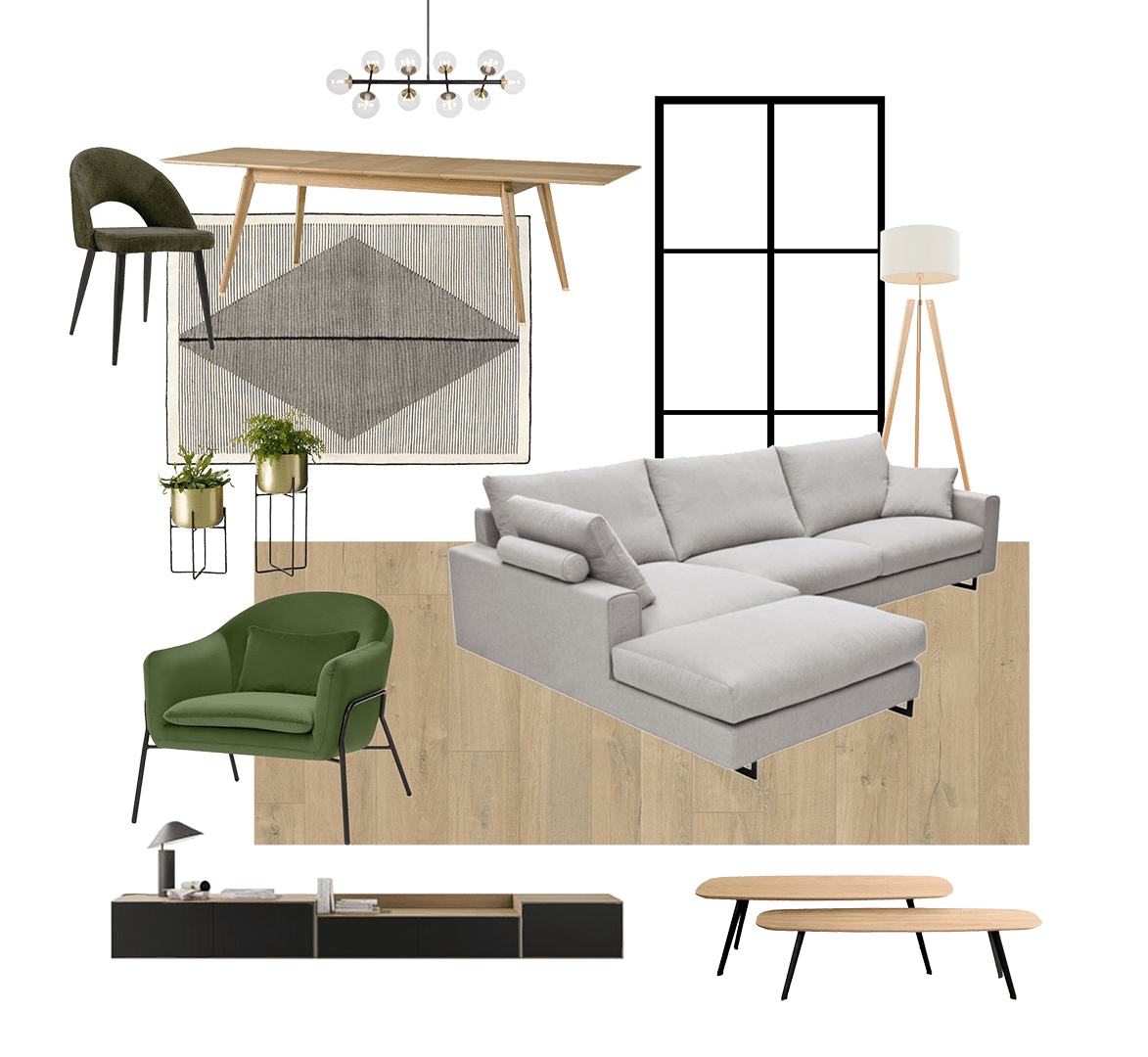 Muro de inspiración para proyecto interiorismo 