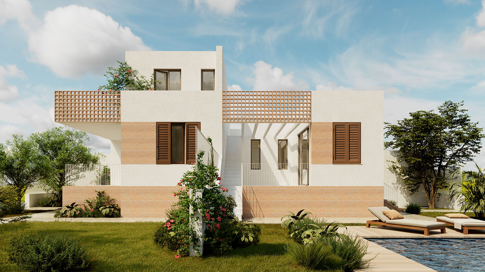 imagen de adosados en Muchamiel, Alicante por Labona Estudio de Arquitectura